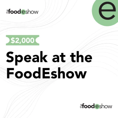 Speak at the FoodEshow