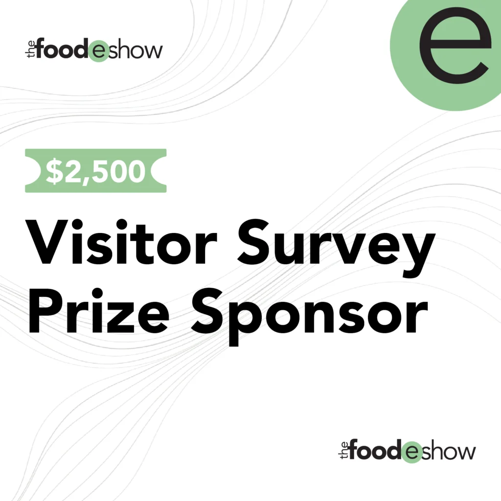 Visitor survey prize sponsor